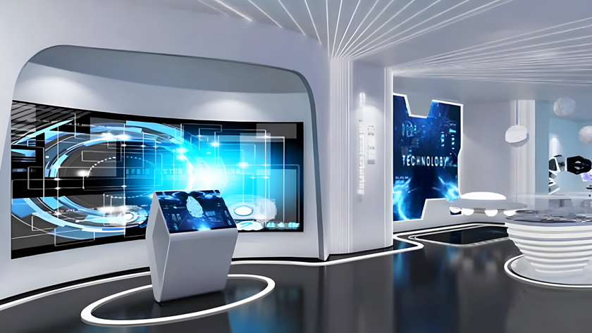 雙屏聯動信息查詢互動裝置